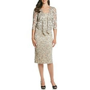 Alex Evenings Two Piece Set NWT